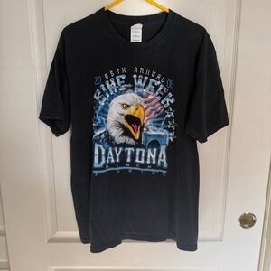 2006 Daytona Eagle Graphic Tee with Blue and White Accents